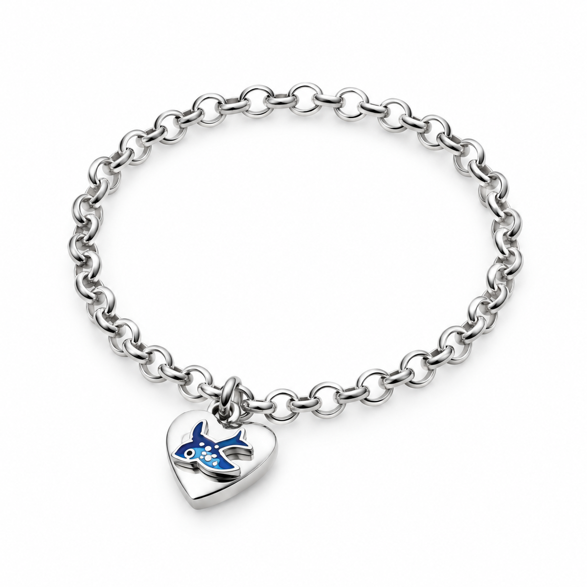 Bianca Sterling Silver Bluebird of Happiness Children's Bracelet