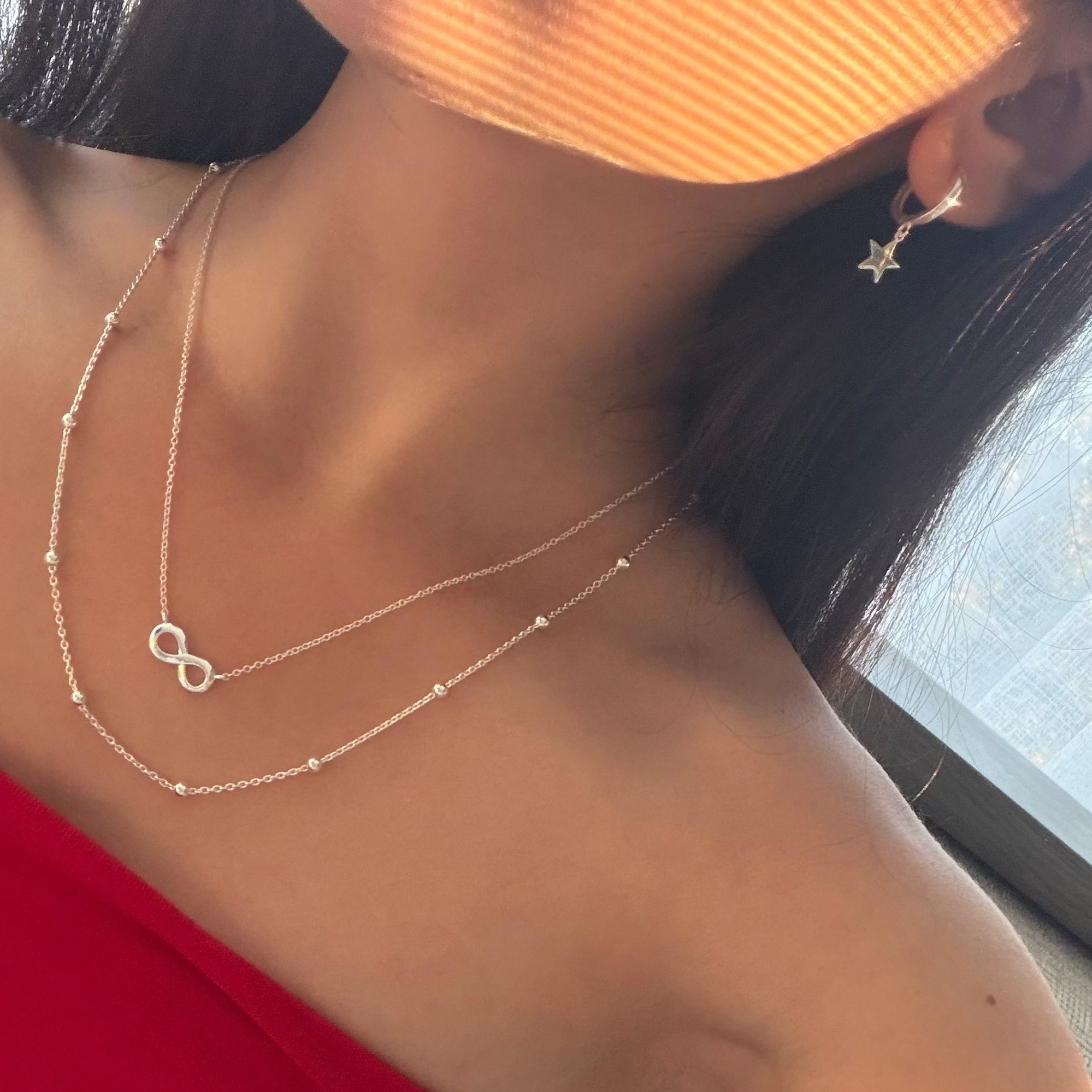 Elspeth Sterling Silver Infinity Necklace