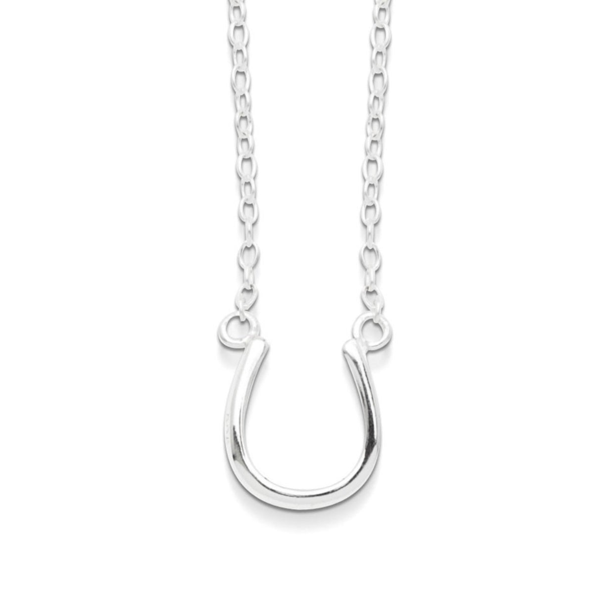 Harley Sterling Silver Horseshoe Necklace - Caesar Loves Ava