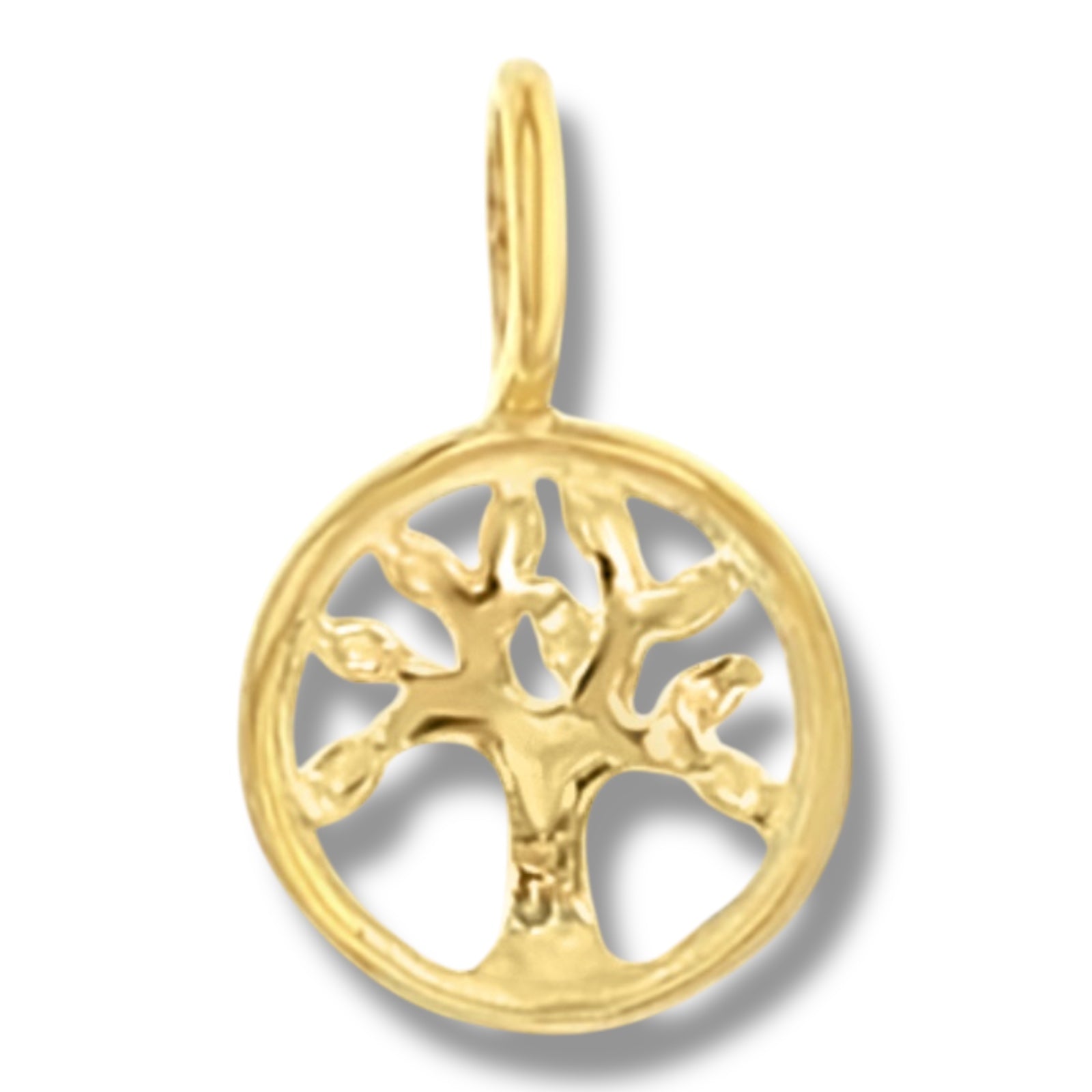 Hazel Solid Gold Mini Tree of Life Charm