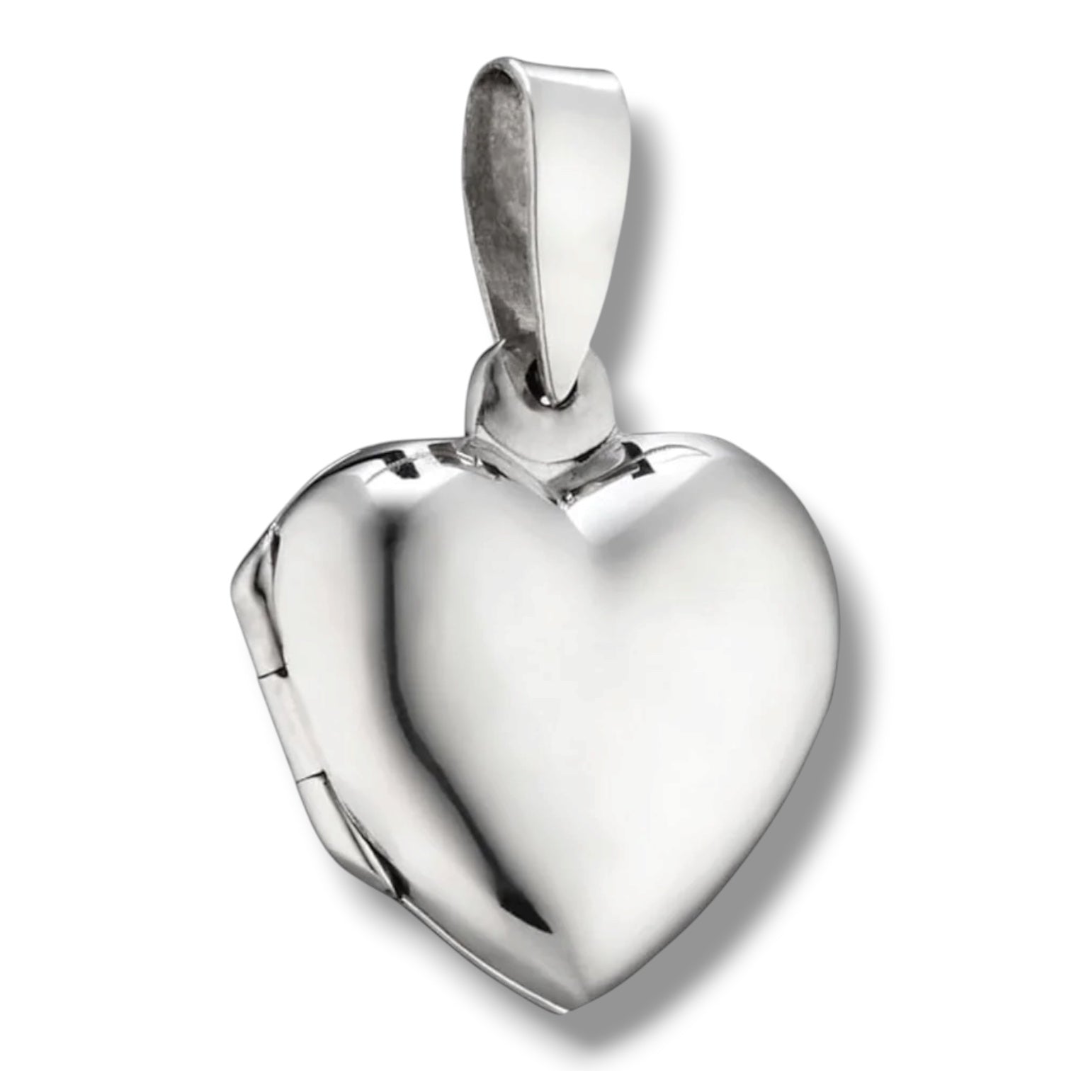 Harlow Sterling Silver Puff Heart Locket