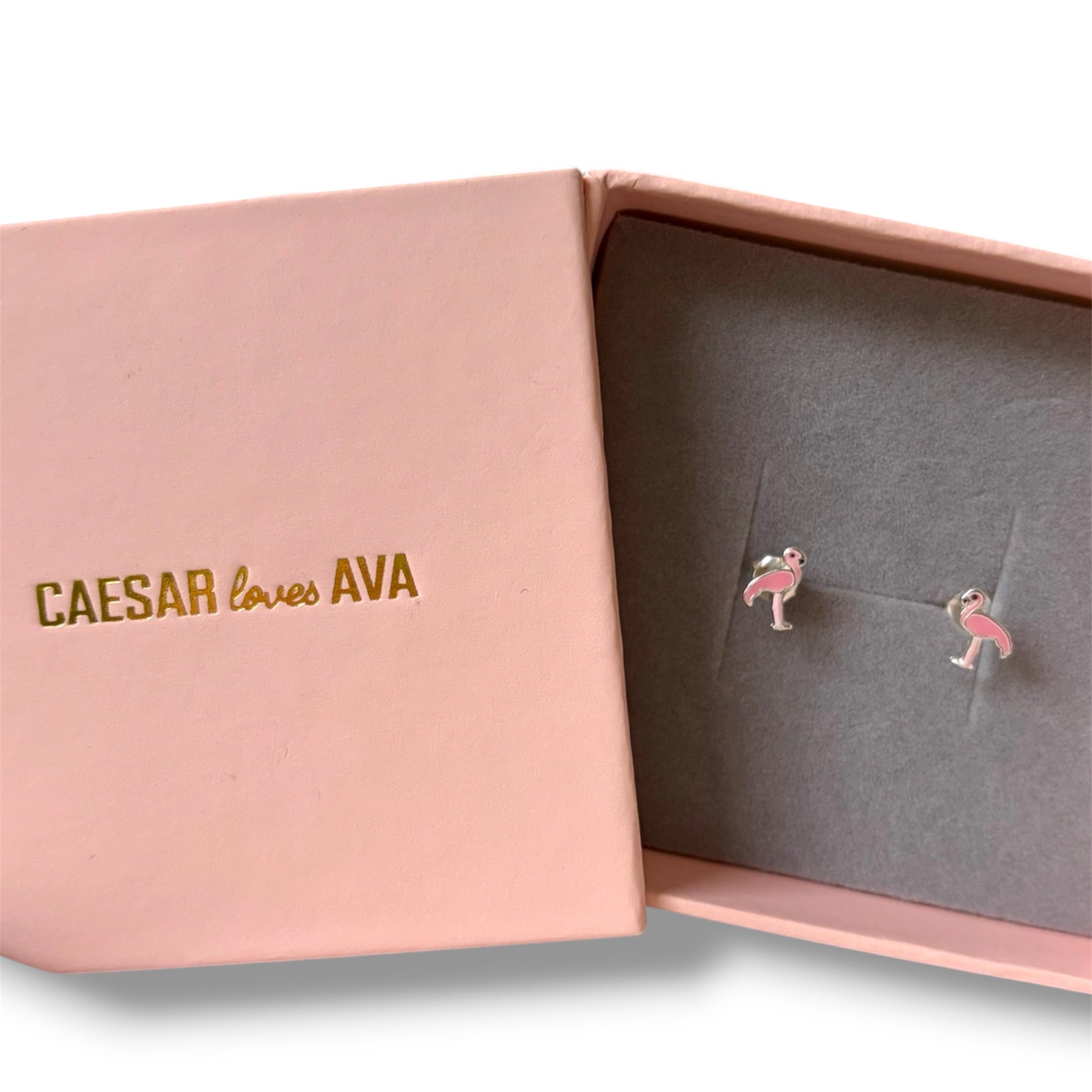 Frankie the Flamingo Stud Earrings