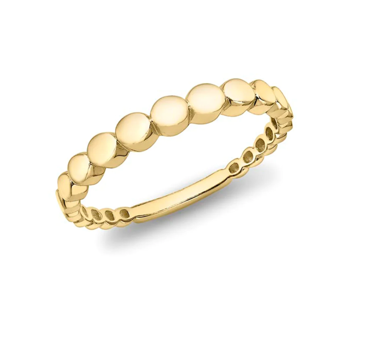 Paloma Solid Gold Graduated Ring - Caesar Loves Ava