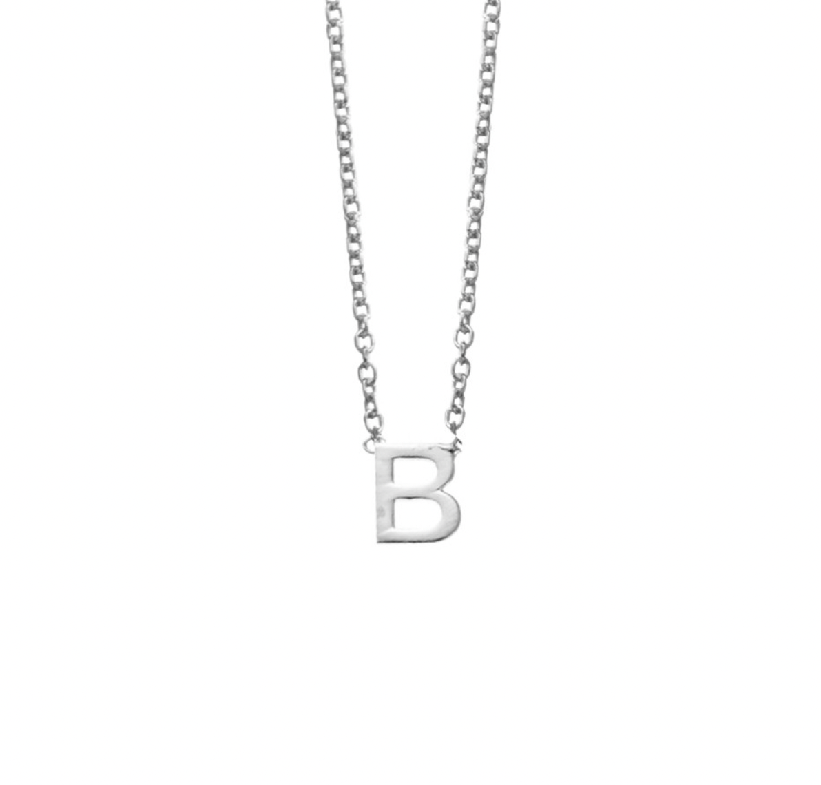 Sterling Silver Initial Necklaces - Caesar Loves Ava