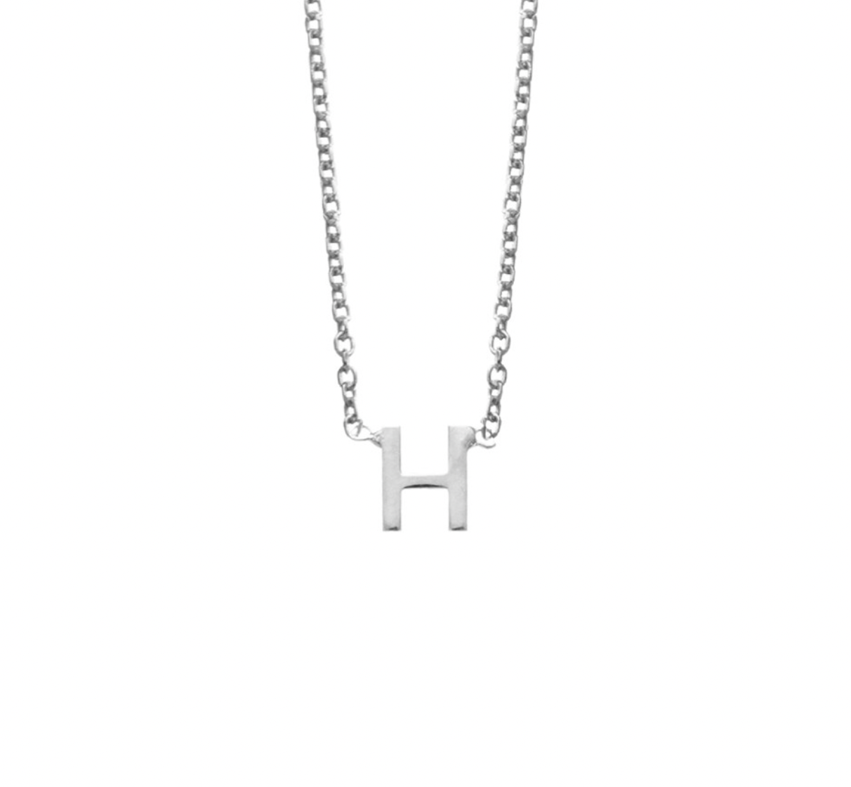 Sterling Silver Initial Necklaces - Caesar Loves Ava