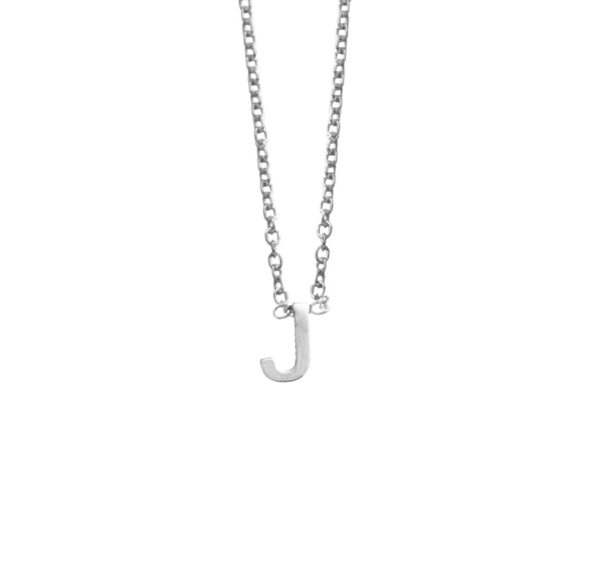 Sterling Silver Initial Necklaces - Caesar Loves Ava