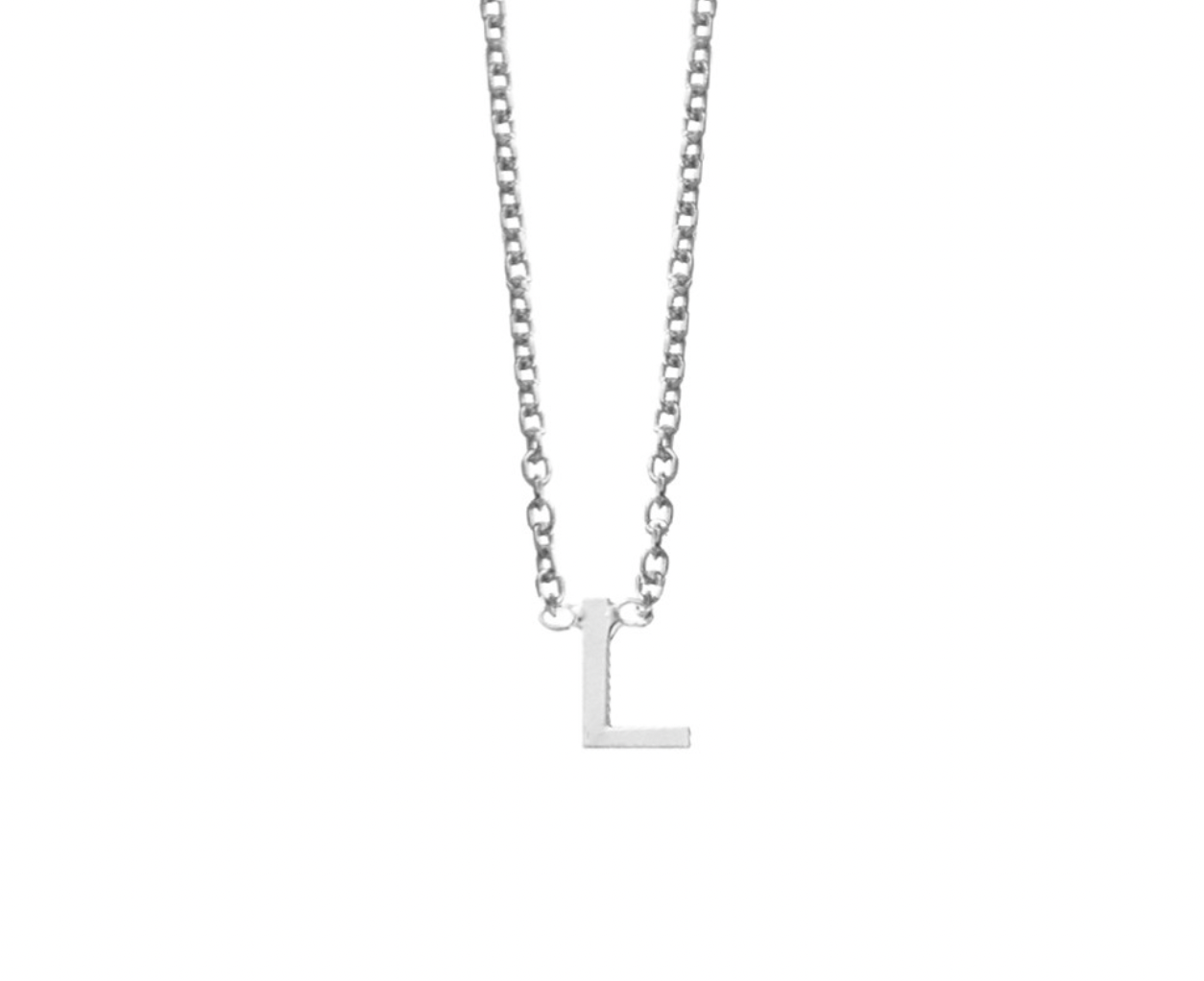 Sterling Silver Initial Necklaces - Caesar Loves Ava