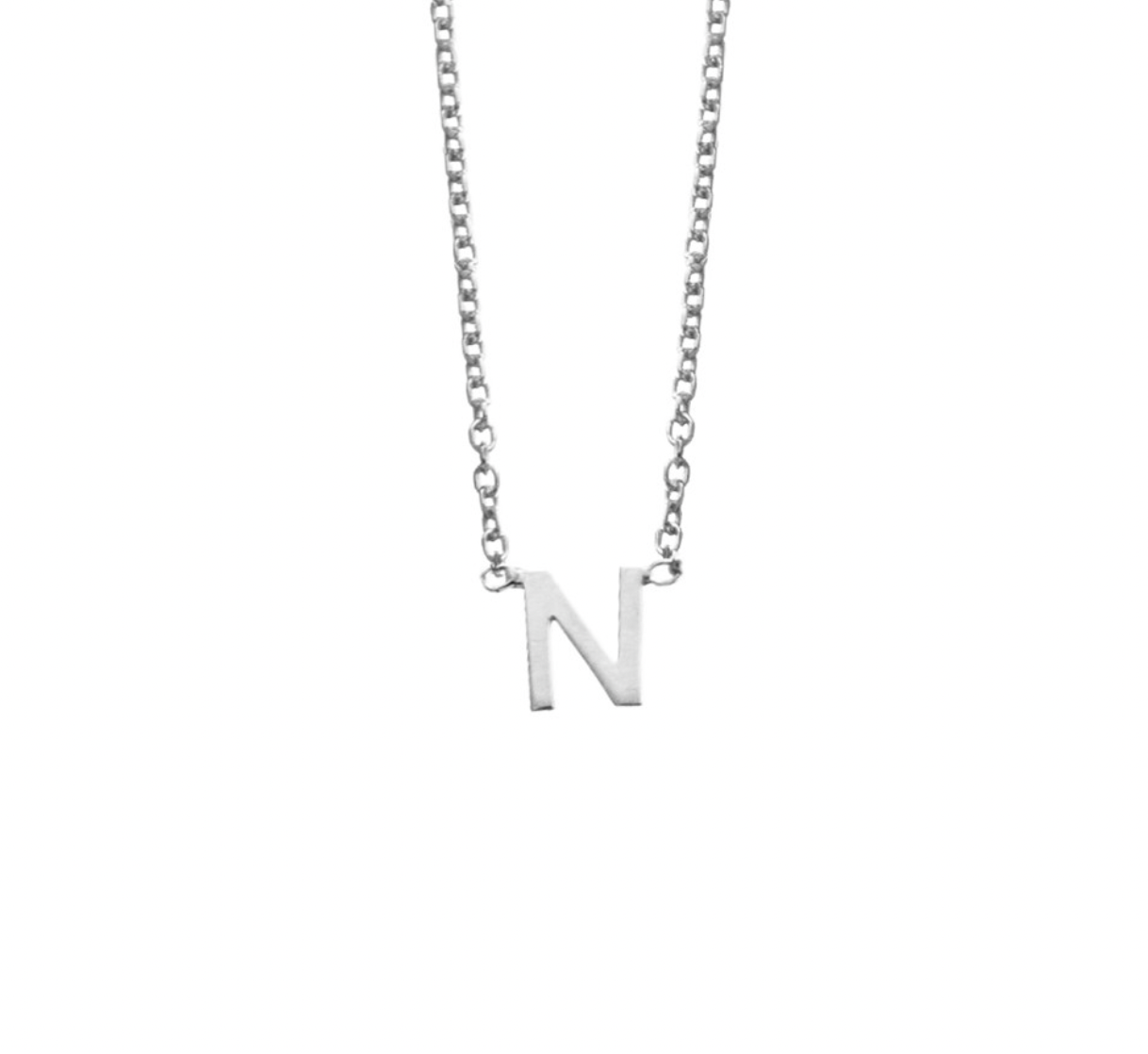 Sterling Silver Initial Necklaces - Caesar Loves Ava