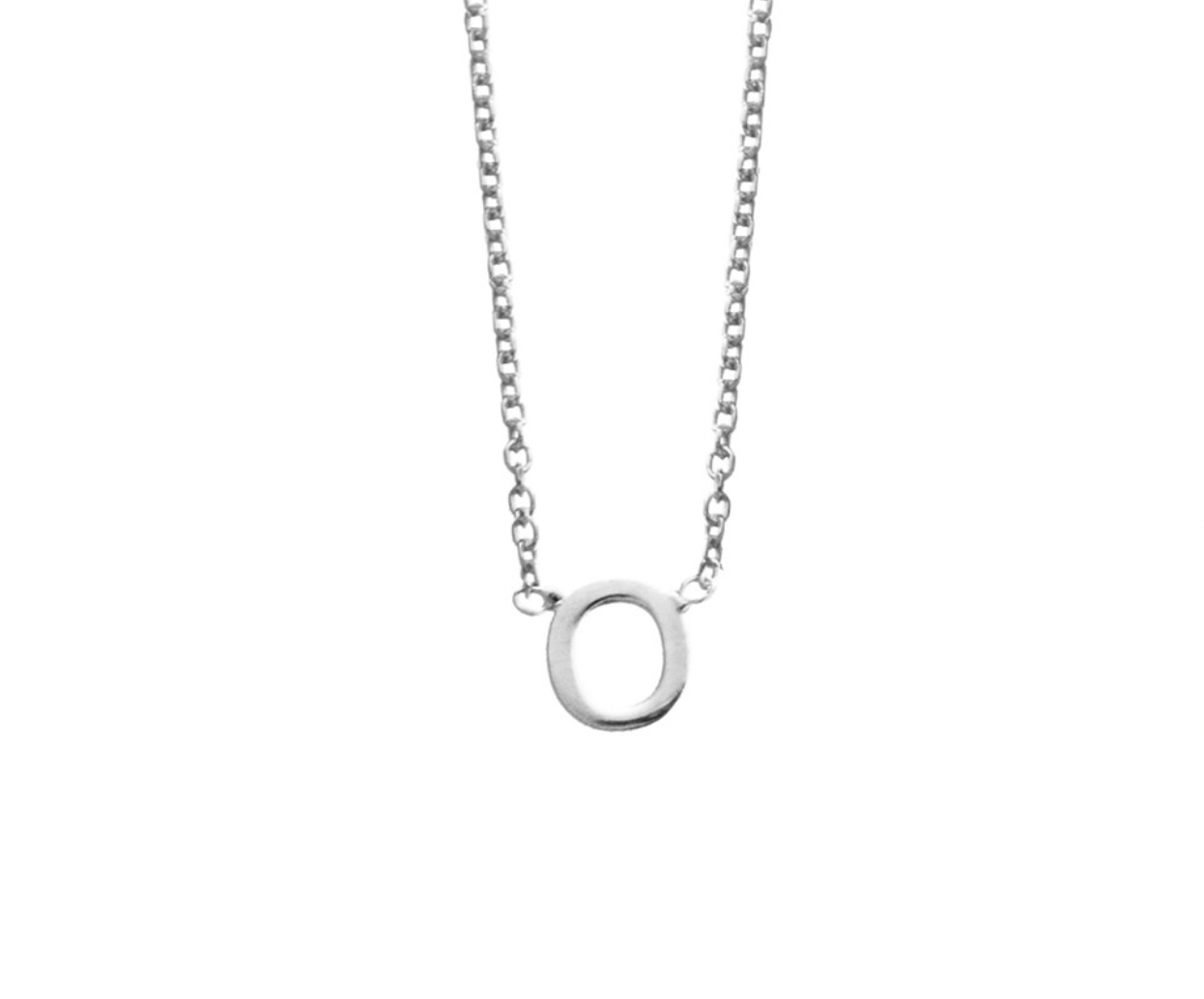 Sterling Silver Initial Necklaces - Caesar Loves Ava