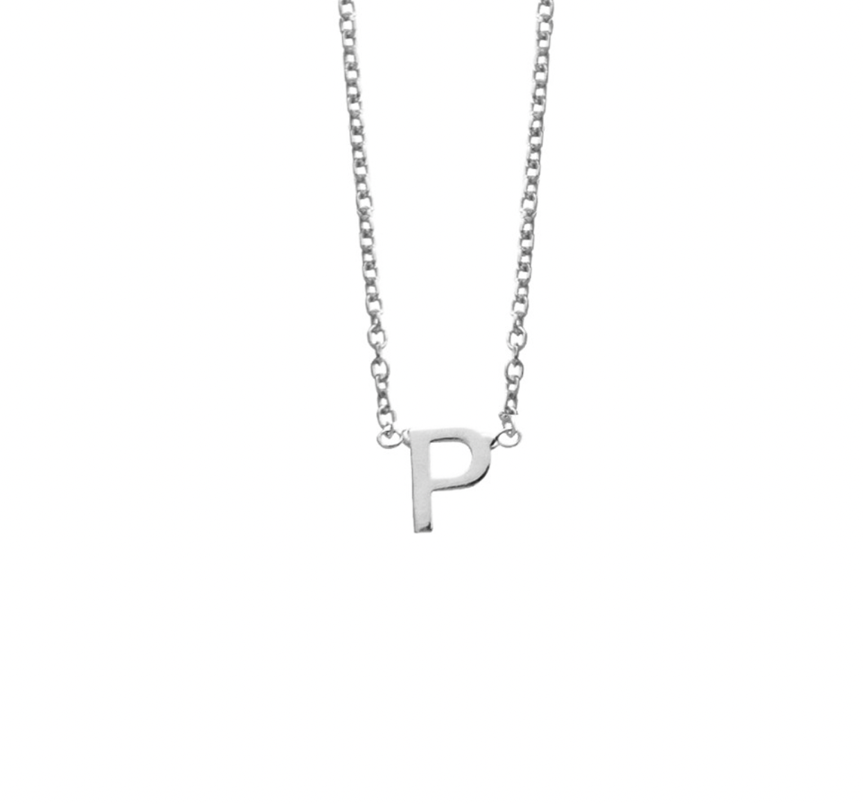 Sterling Silver Initial Necklaces - Caesar Loves Ava