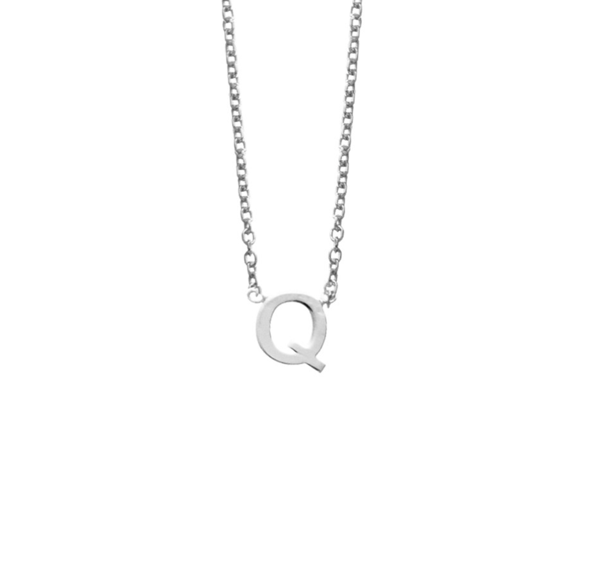 Sterling Silver Initial Necklaces - Caesar Loves Ava