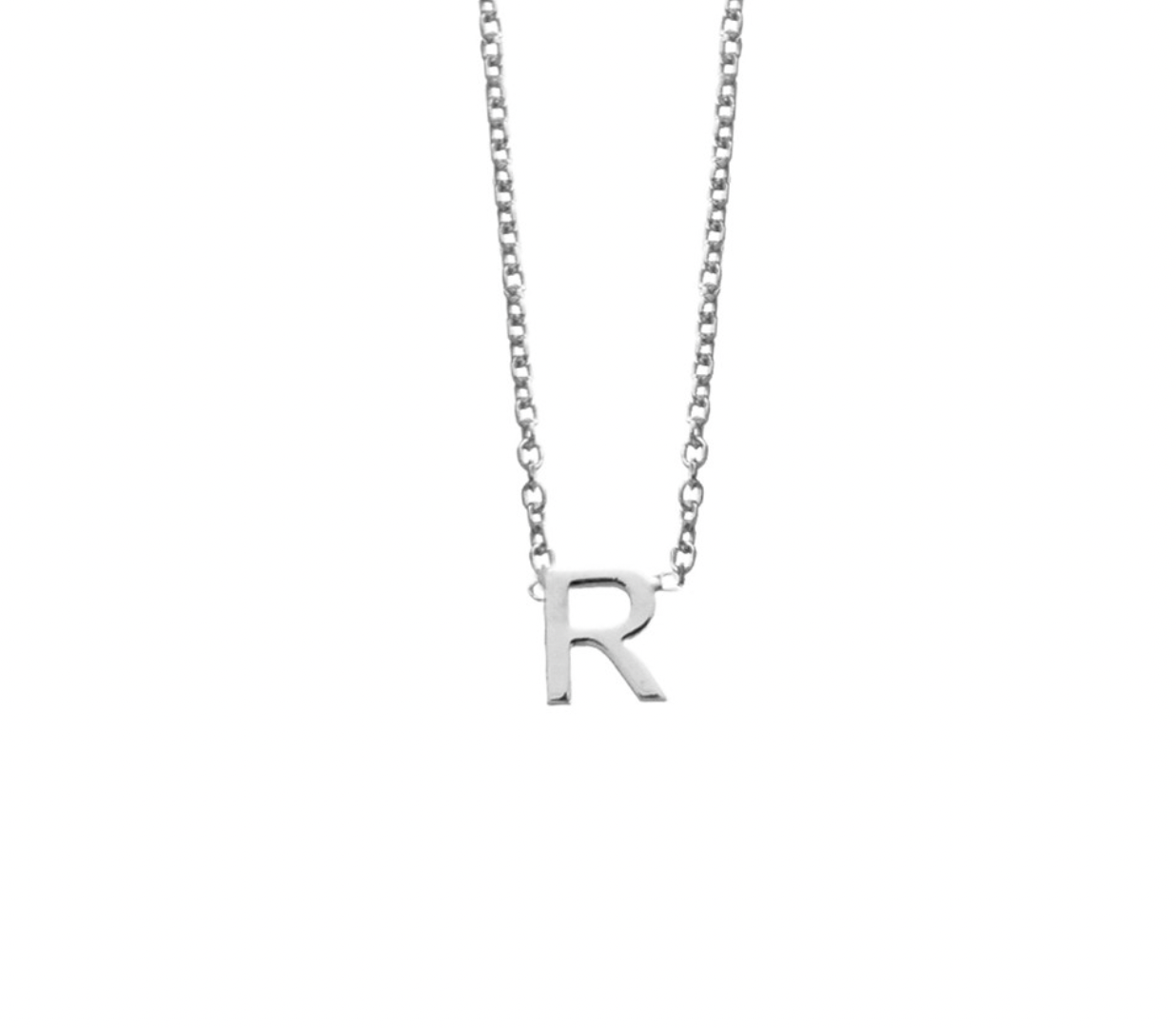 Sterling Silver Initial Necklaces - Caesar Loves Ava