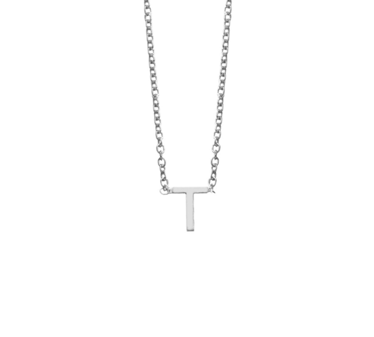 Sterling Silver Initial Necklaces - Caesar Loves Ava