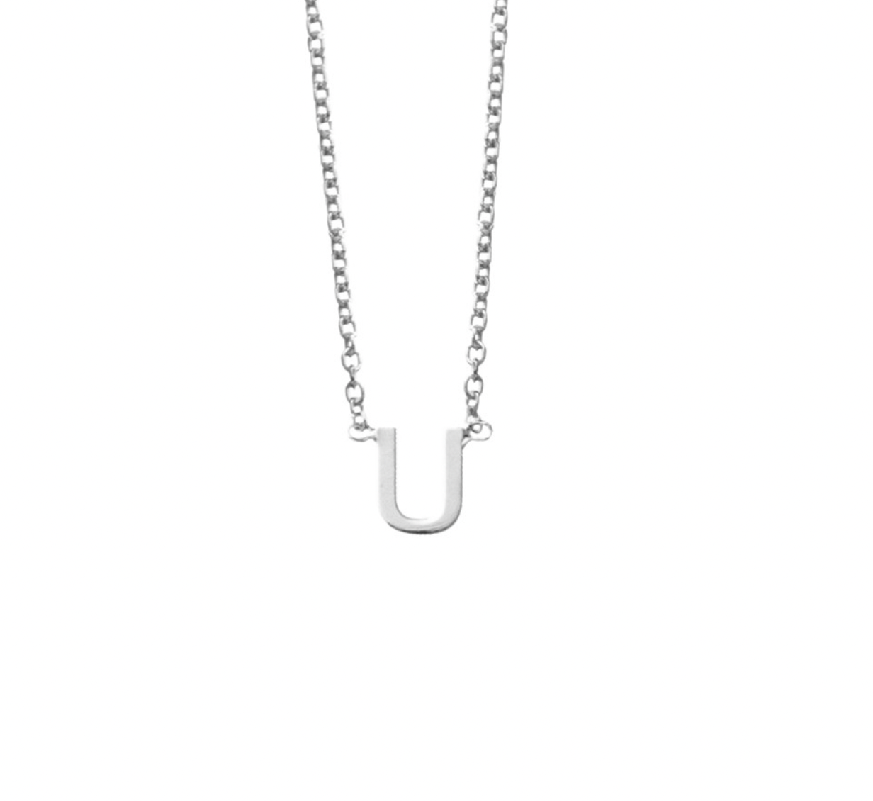 Sterling Silver Initial Necklaces - Caesar Loves Ava