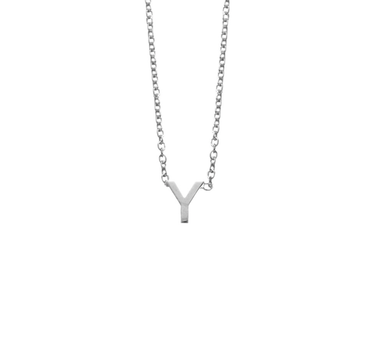Sterling Silver Initial Necklaces - Caesar Loves Ava