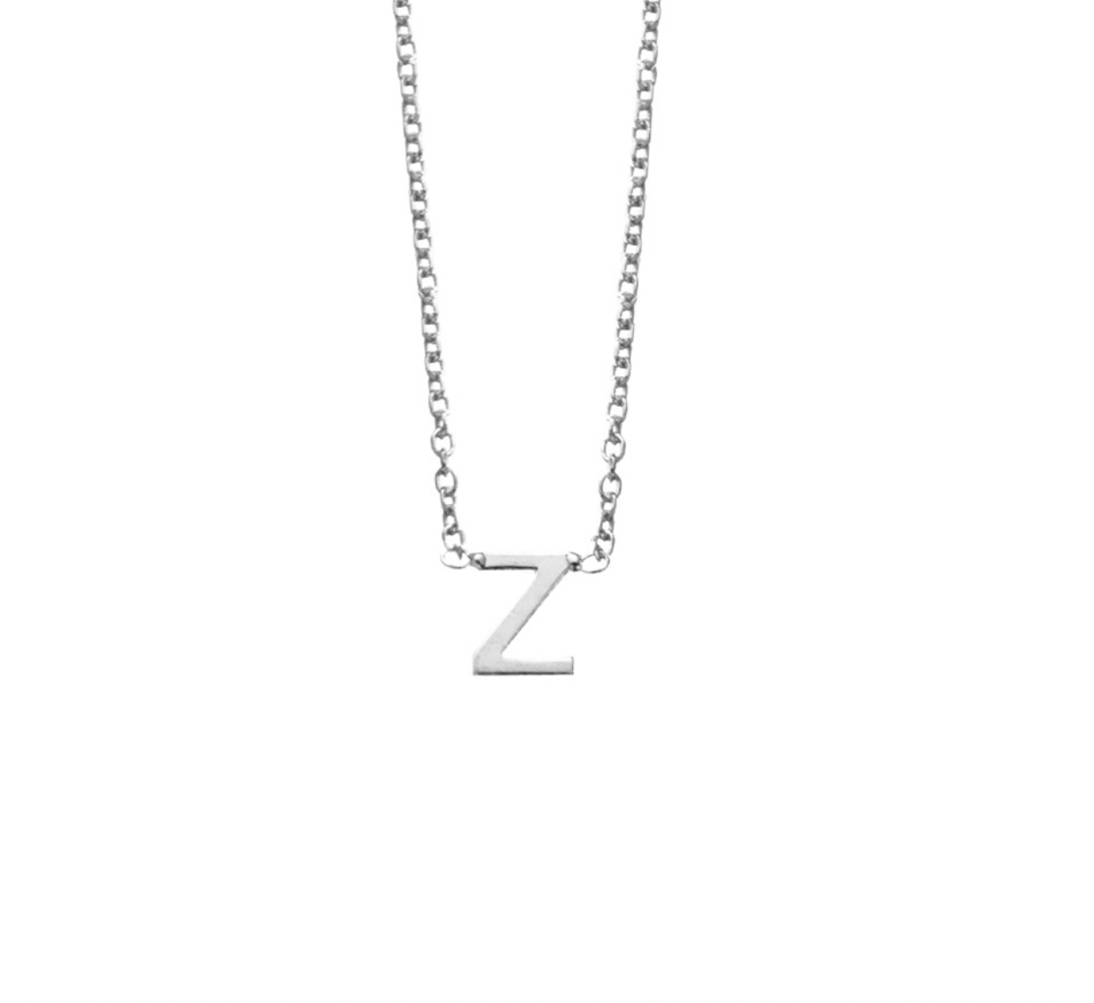 Sterling Silver Initial Necklaces - Caesar Loves Ava