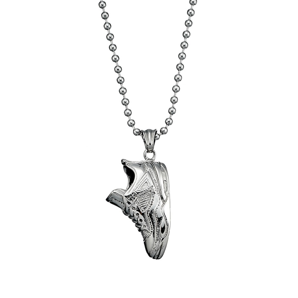 Alfie Stainless Steel Sneaker Necklace - Caesar Loves Ava