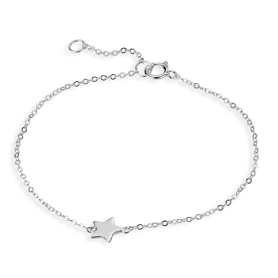 Alena Fine Sterling Silver Star Bracelet - Caesar Loves Ava