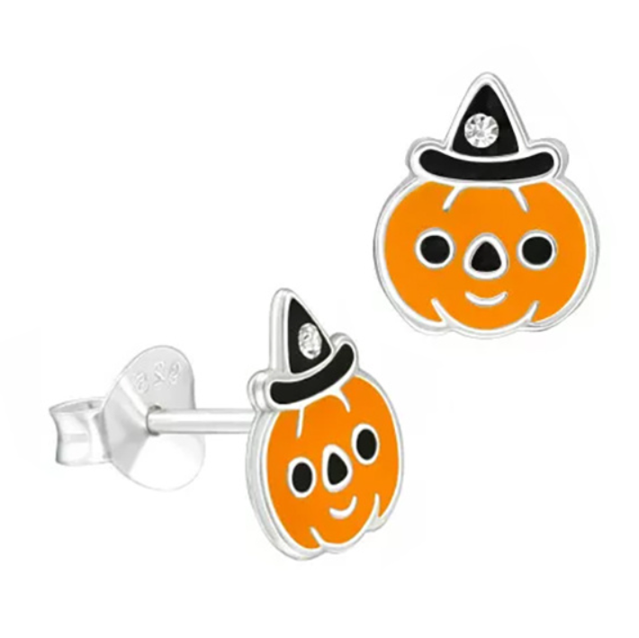 Penelope the Pumpkin Halloween Studs - Caesar Loves Ava