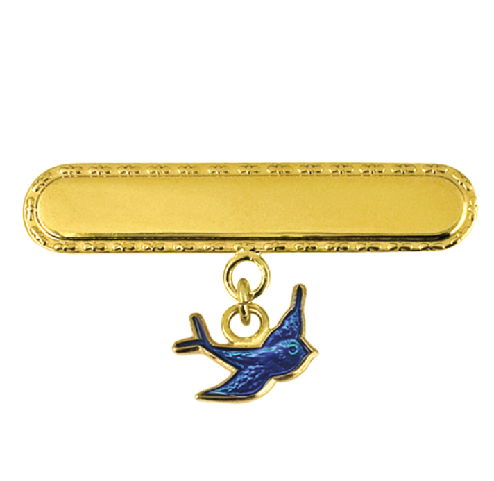 Roderick Sterling Silver Bluebird Baby Brooch