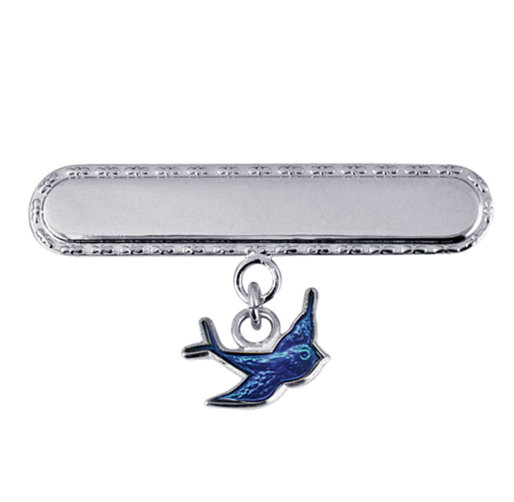 Roderick Sterling Silver Bluebird Baby Brooch