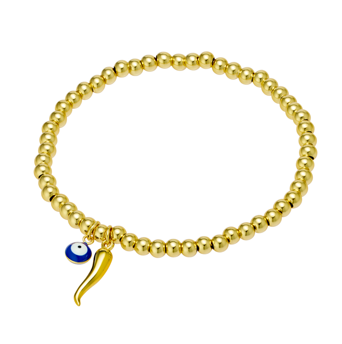 Bella Cornicello & Evil Eye Bracelet