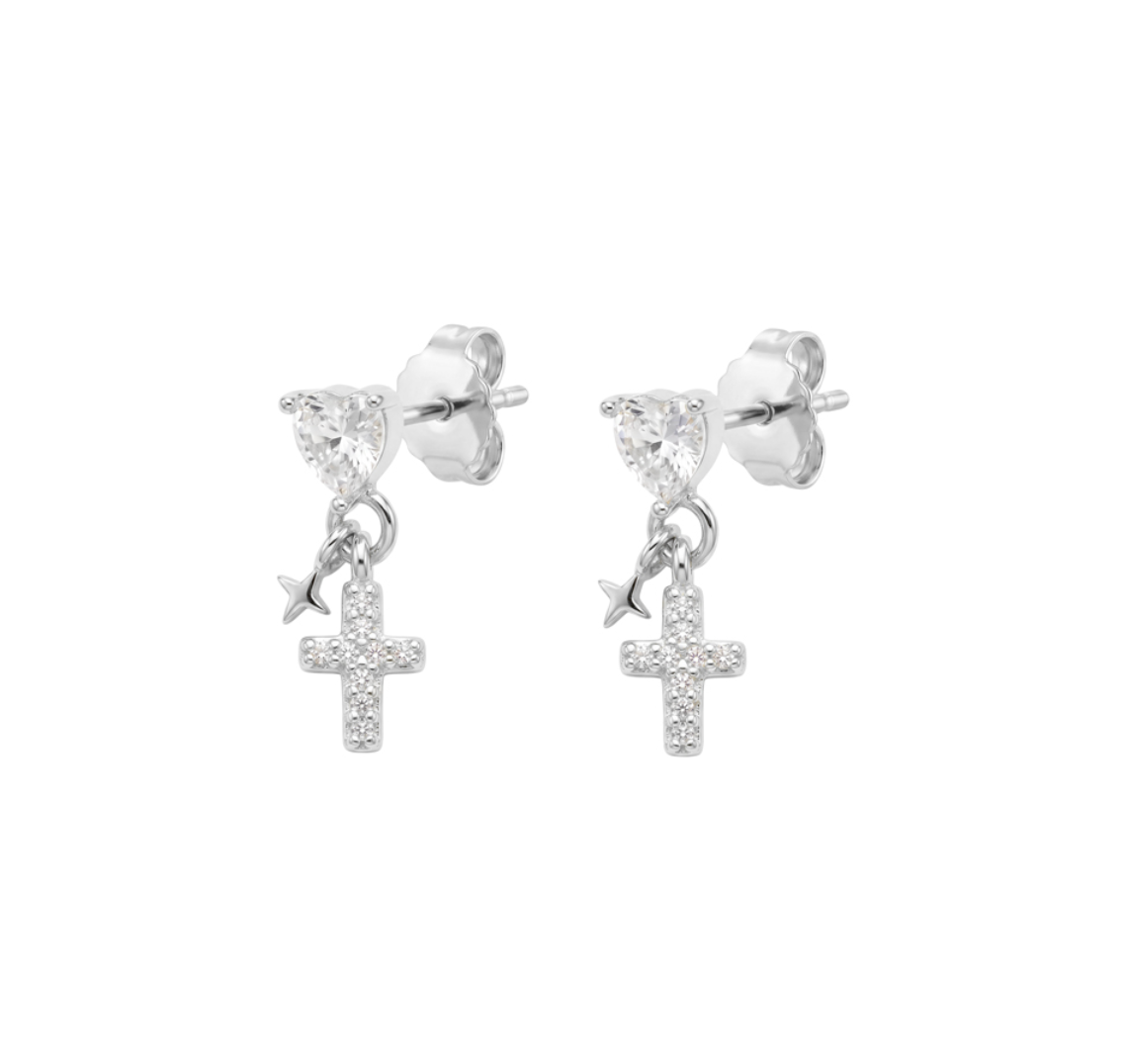 Yvonne Love, Hope & Faith Drop Earrings