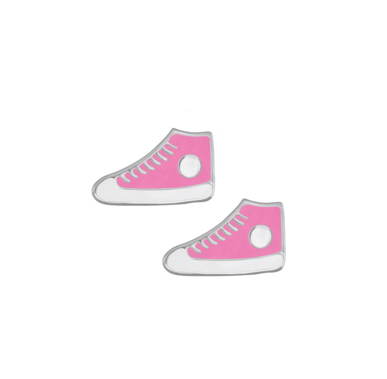 Connie Sterling Silver and Enamel "Converse" Studs - Caesar Loves Ava