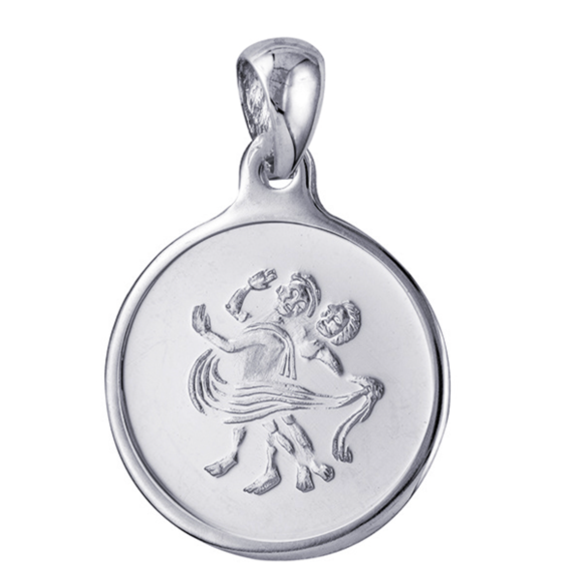 Round Cut Out Zodiac Pendants - Sterling Silver - Caesar Loves Ava