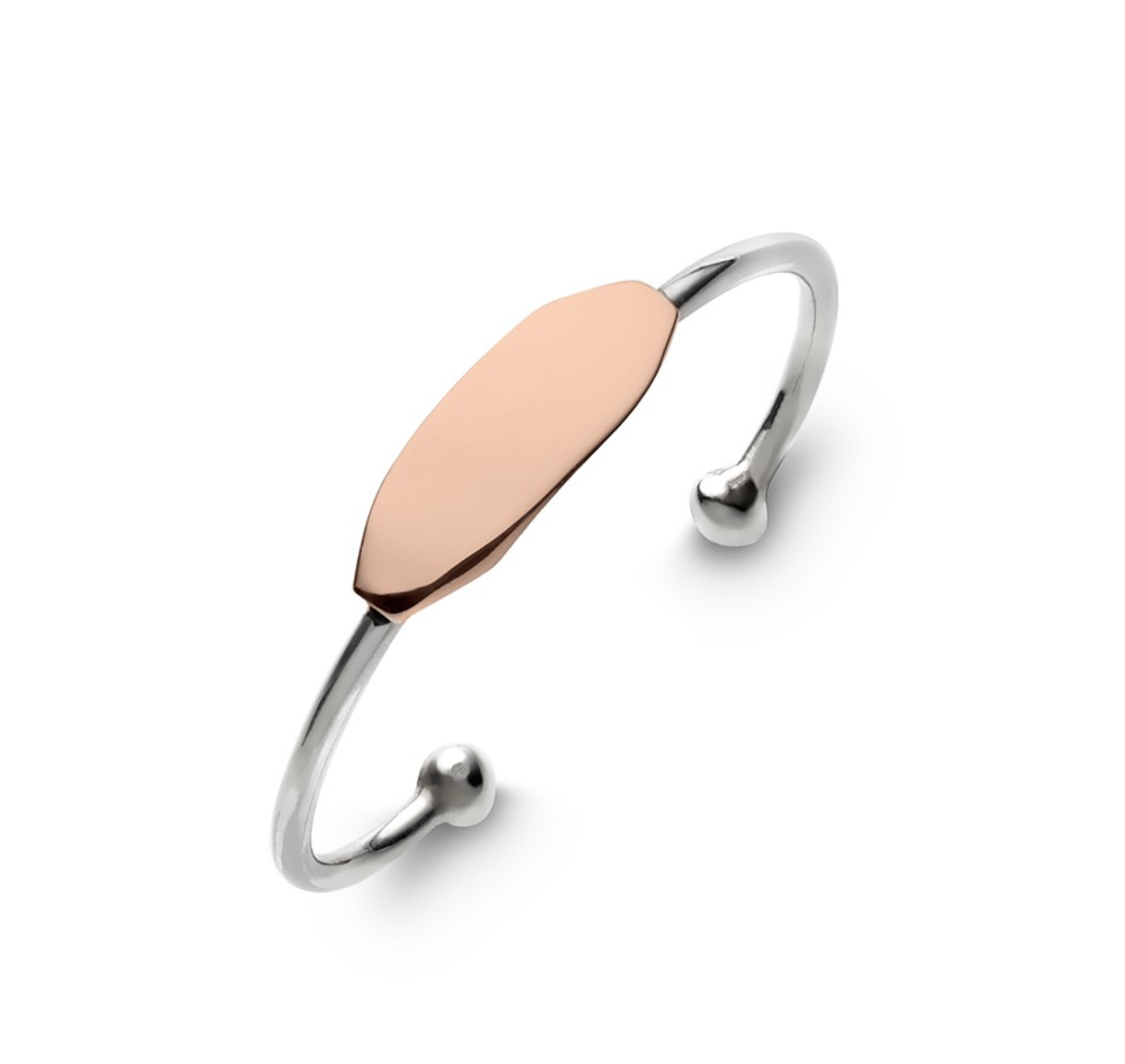 Kinsley Sterling Silver ID Cuff Bracelet