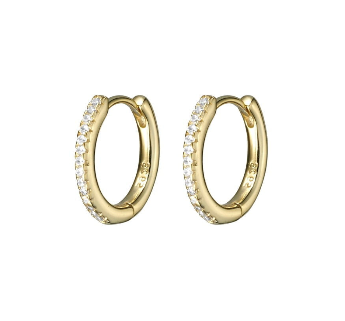 Marika Sterling Silver Dazzling Huggies