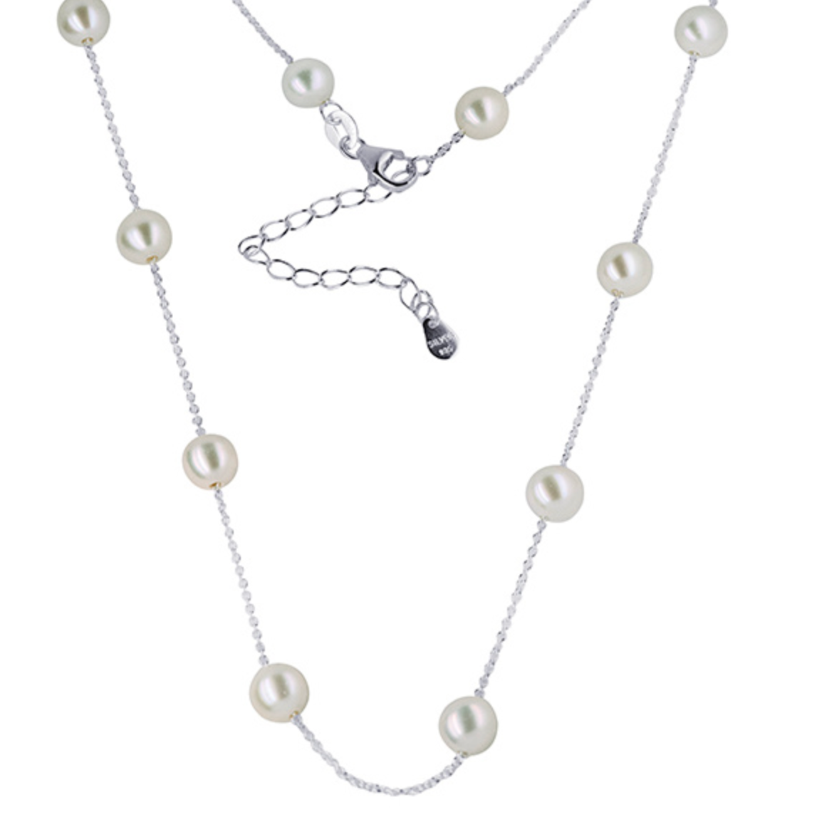 Annalise Sterling Silver and Freshwater Pearl Necklace - Caesar Loves Ava