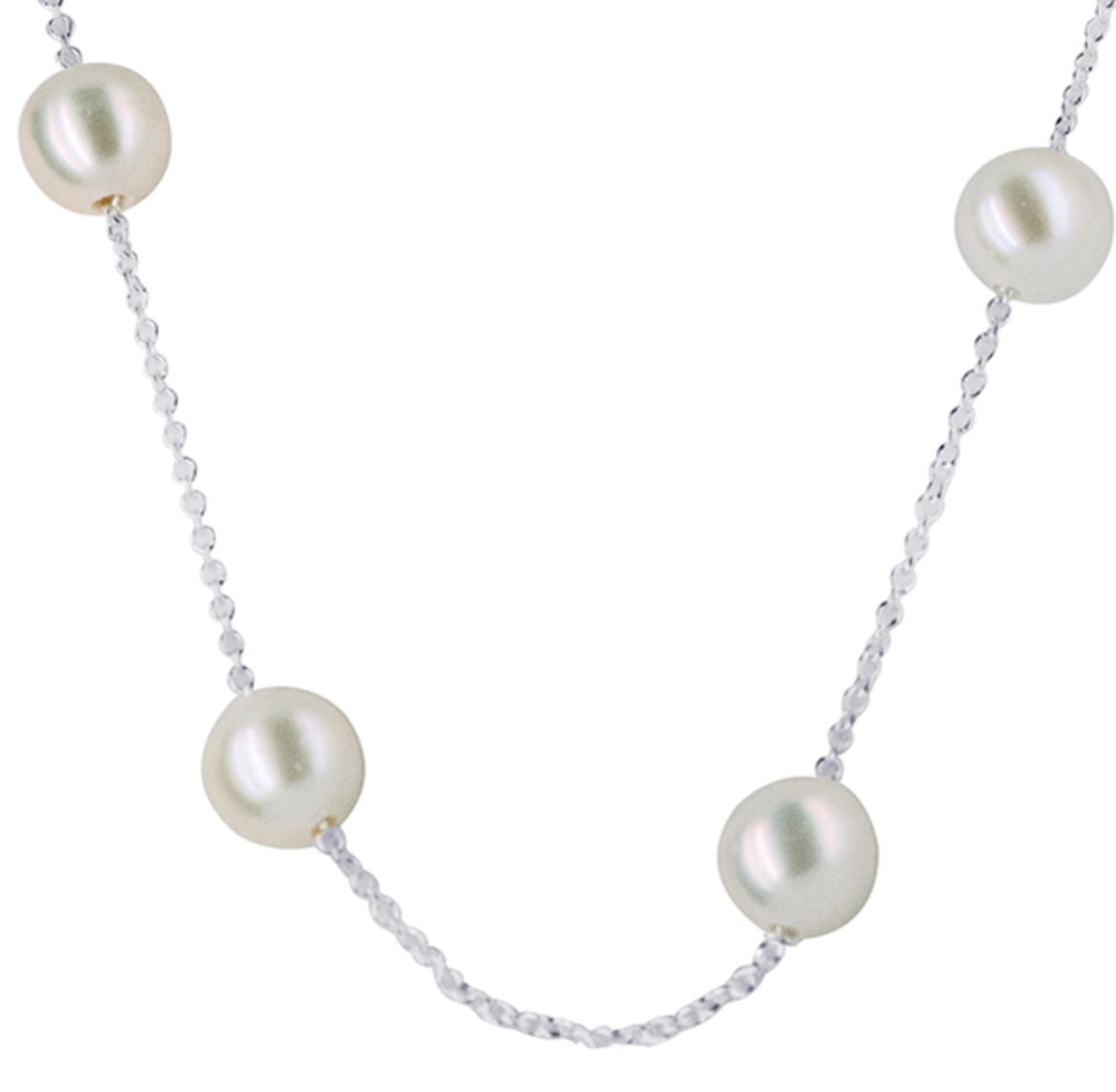 Annalise Sterling Silver and Freshwater Pearl Necklace - Caesar Loves Ava