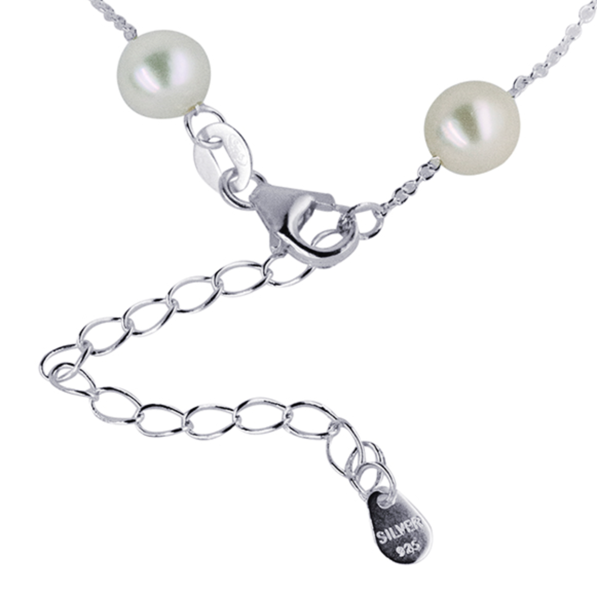 Annalise Sterling Silver and Freshwater Pearl Necklace - Caesar Loves Ava