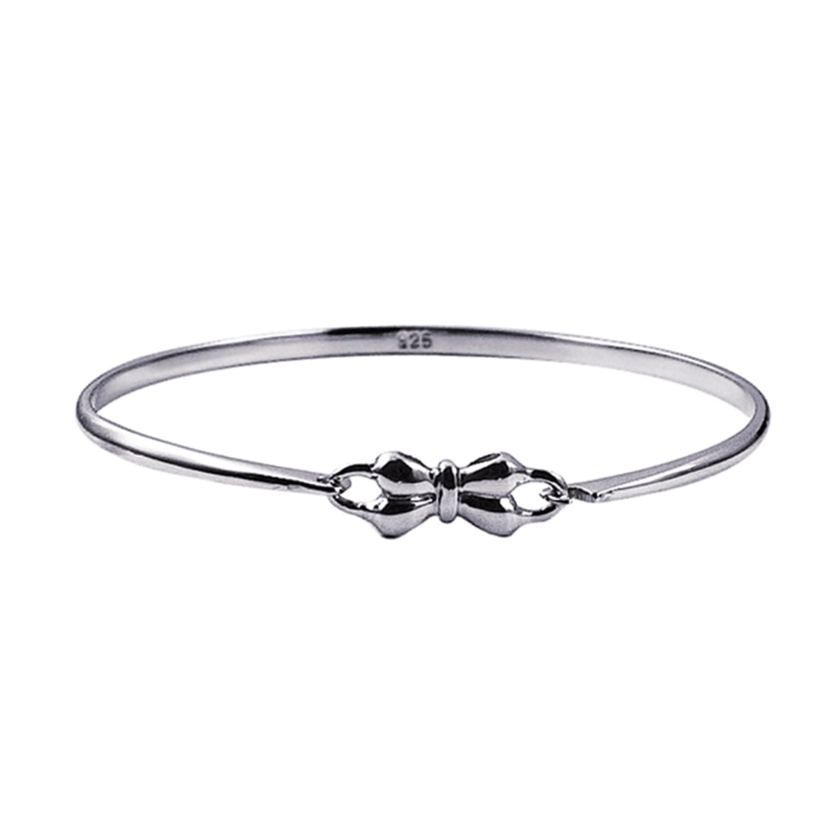 Maxine Sterling Silver Opening Baby Bangle - Caesar Loves Ava