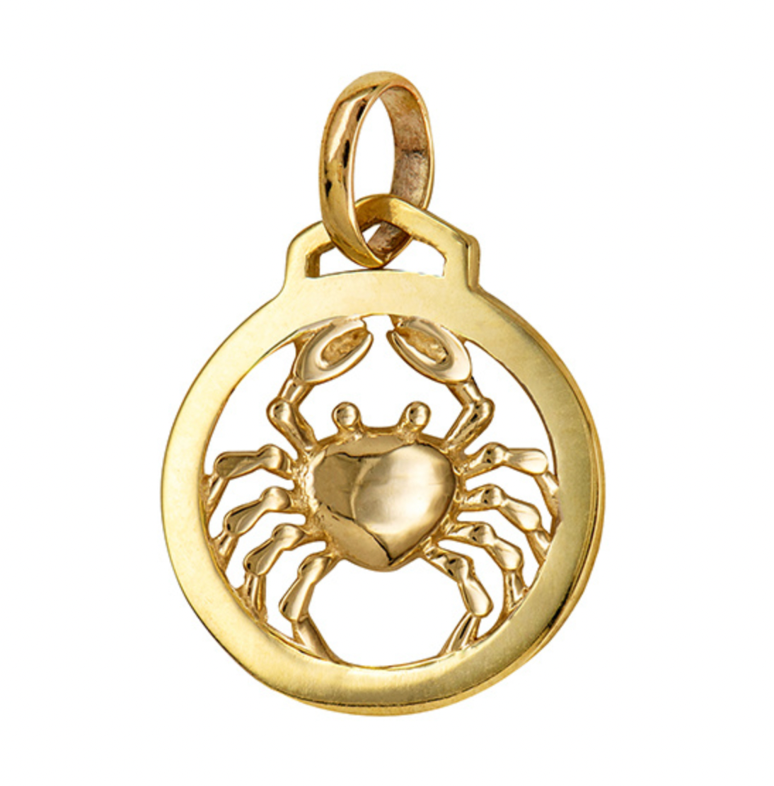 Round Cut Out Zodiac Pendants - Sterling Silver and Solid Gold - Caesar Loves Ava