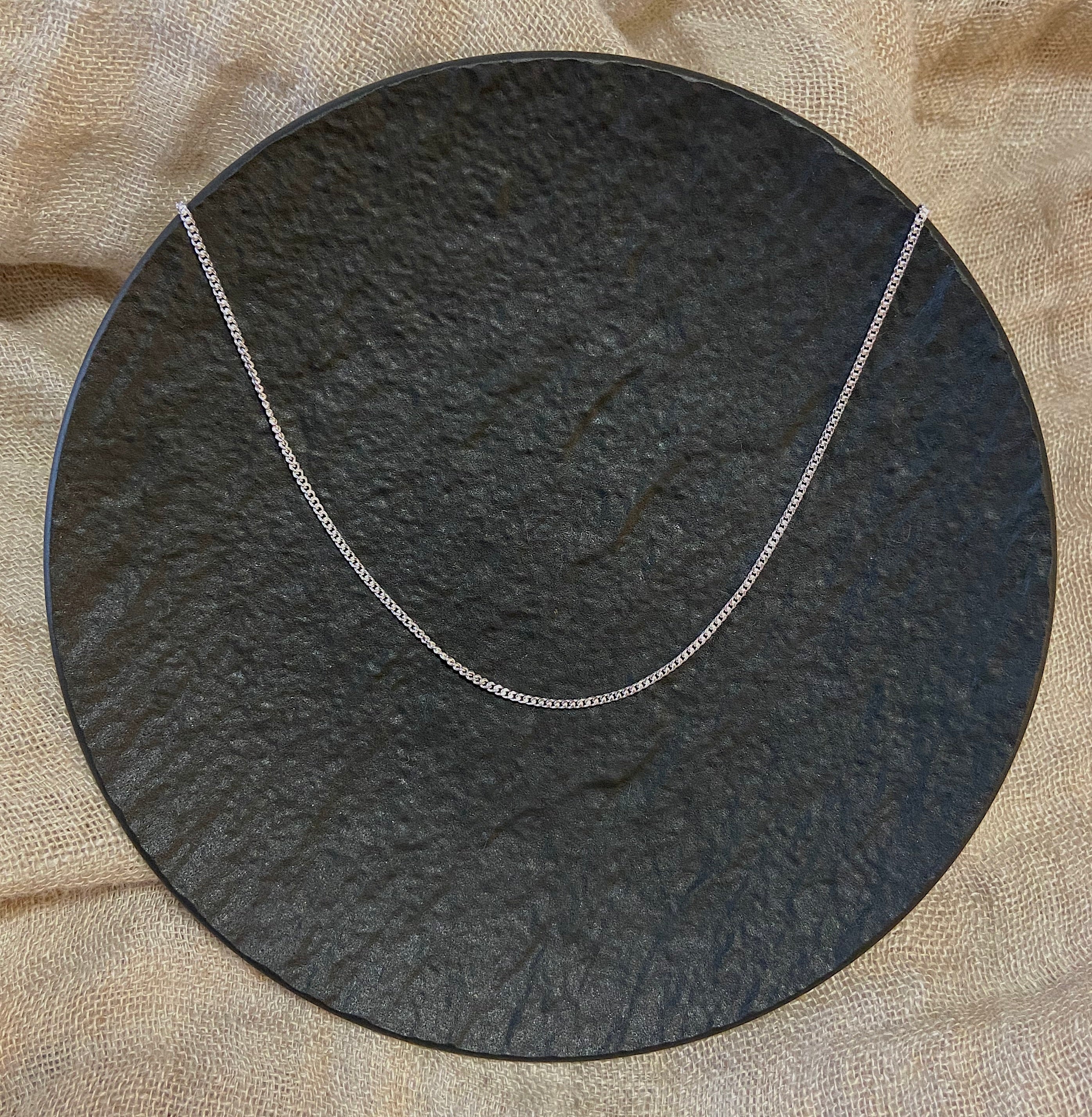 Diamond Cut Oval Belcher Chain - 40cm - Caesar Loves Ava