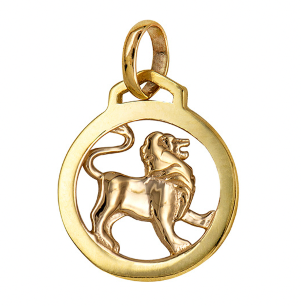 Round Cut Out Zodiac Pendants - Sterling Silver and Solid Gold - Caesar Loves Ava