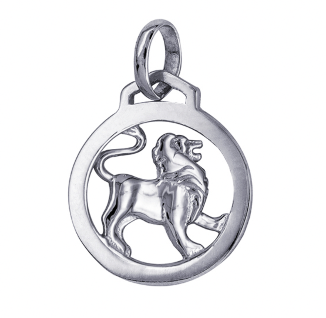 Round Cut Out Zodiac Pendants - Sterling Silver and Solid Gold - Caesar Loves Ava