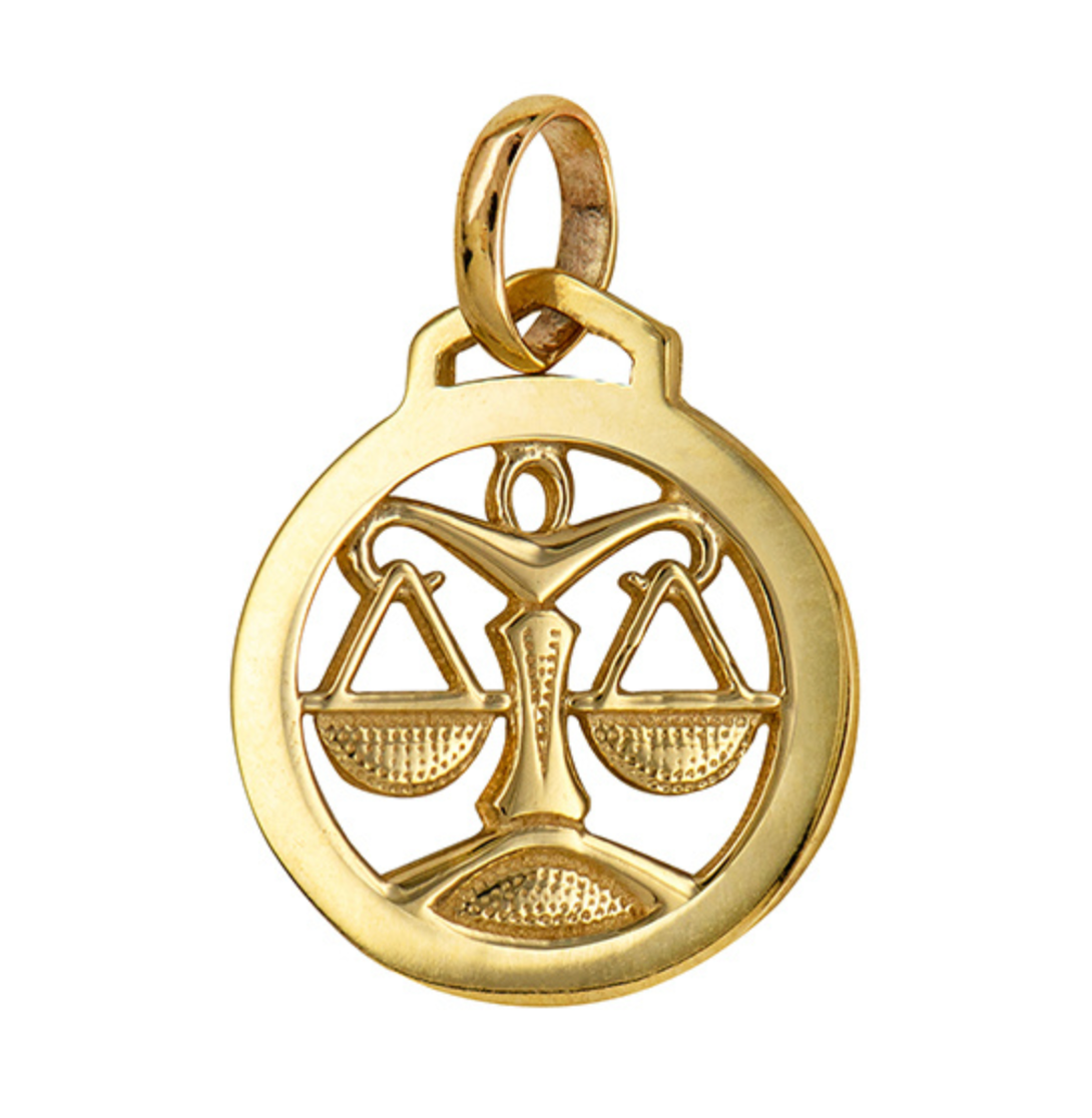 Round Cut Out Zodiac Pendants - Sterling Silver and Solid Gold - Caesar Loves Ava