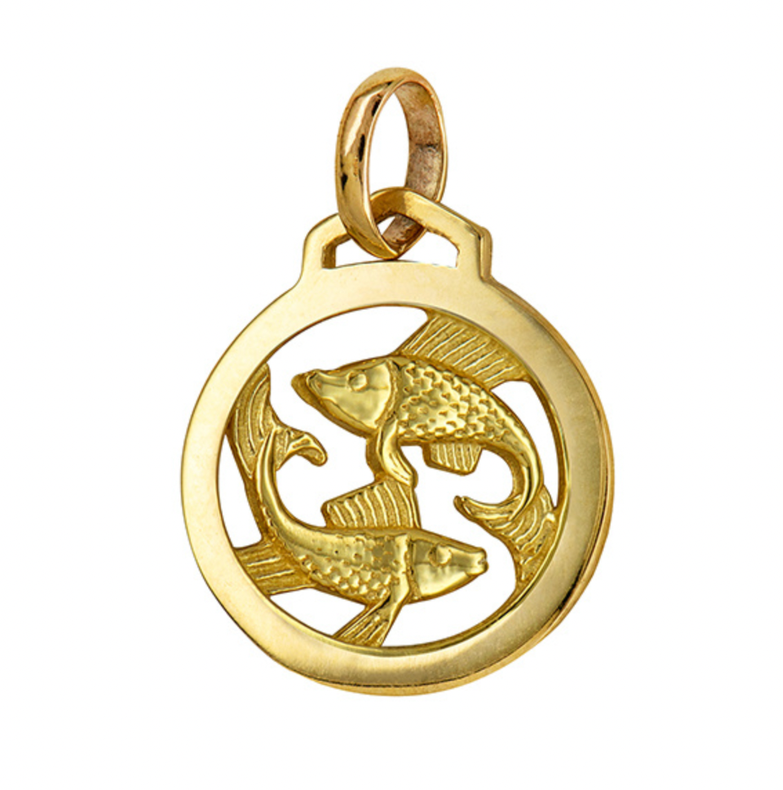 Round Cut Out Zodiac Pendants - Sterling Silver and Solid Gold - Caesar Loves Ava
