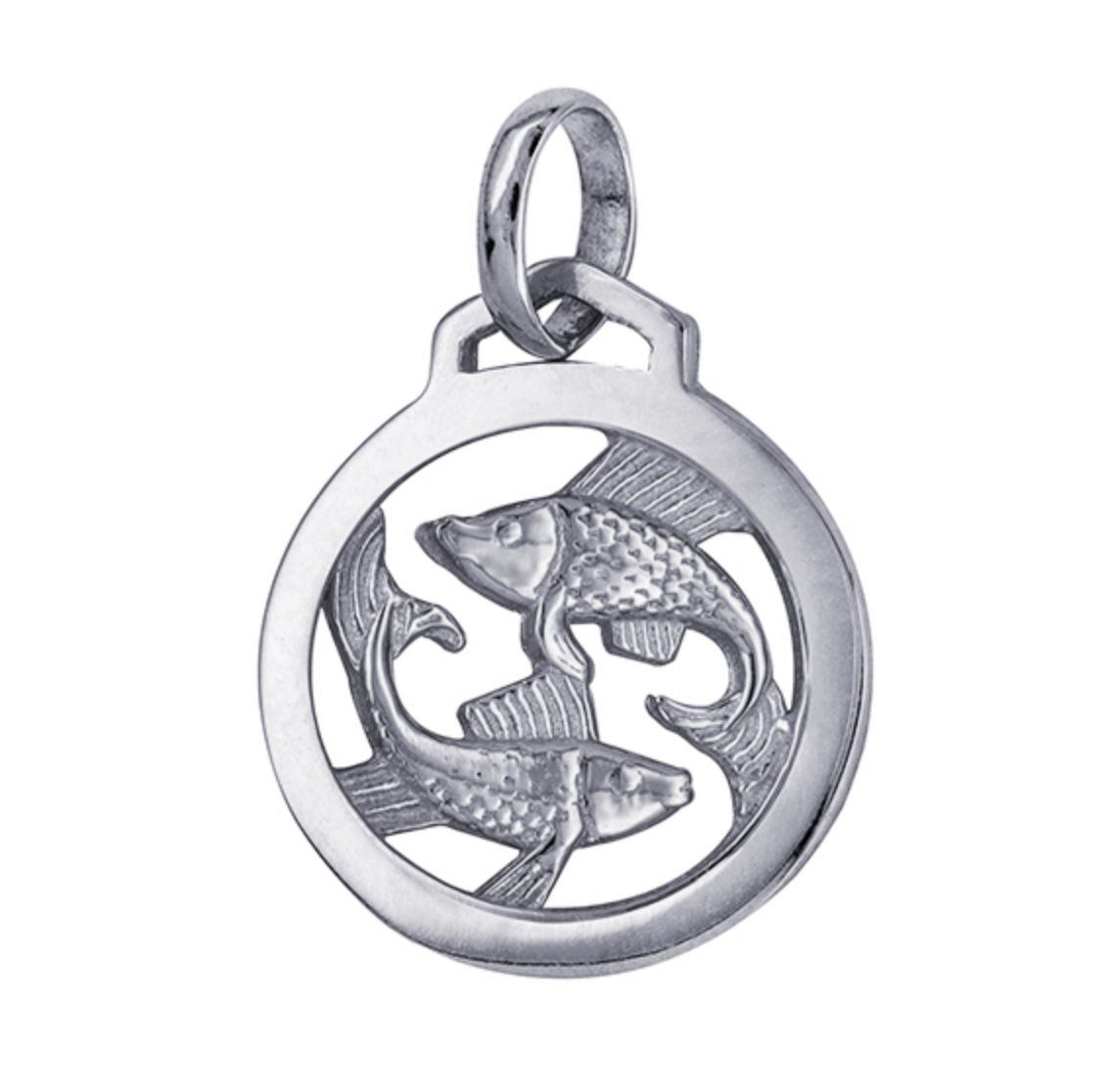Round Cut Out Zodiac Pendants - Sterling Silver and Solid Gold - Caesar Loves Ava