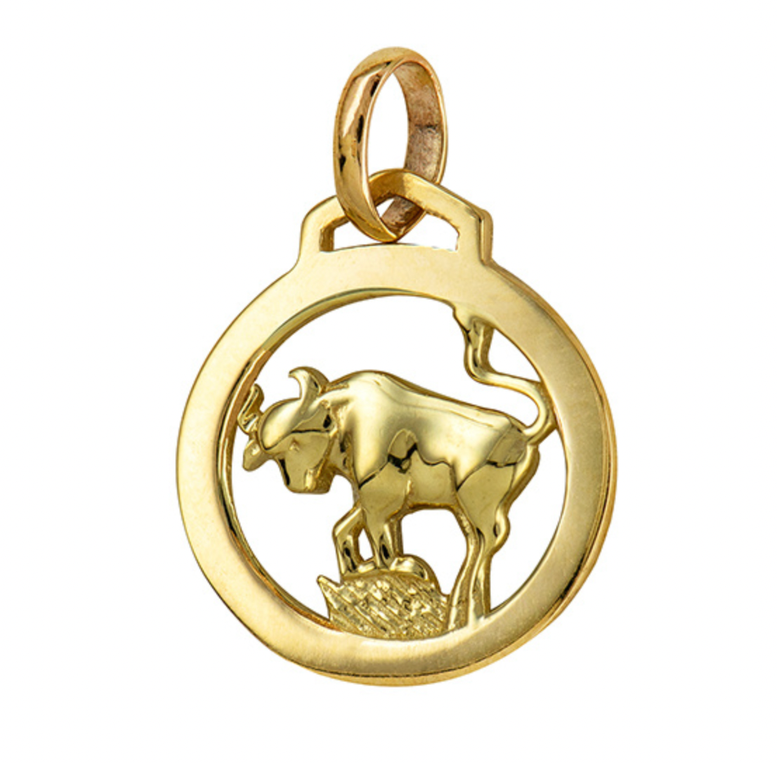 Round Cut Out Zodiac Pendants - Sterling Silver and Solid Gold - Caesar Loves Ava
