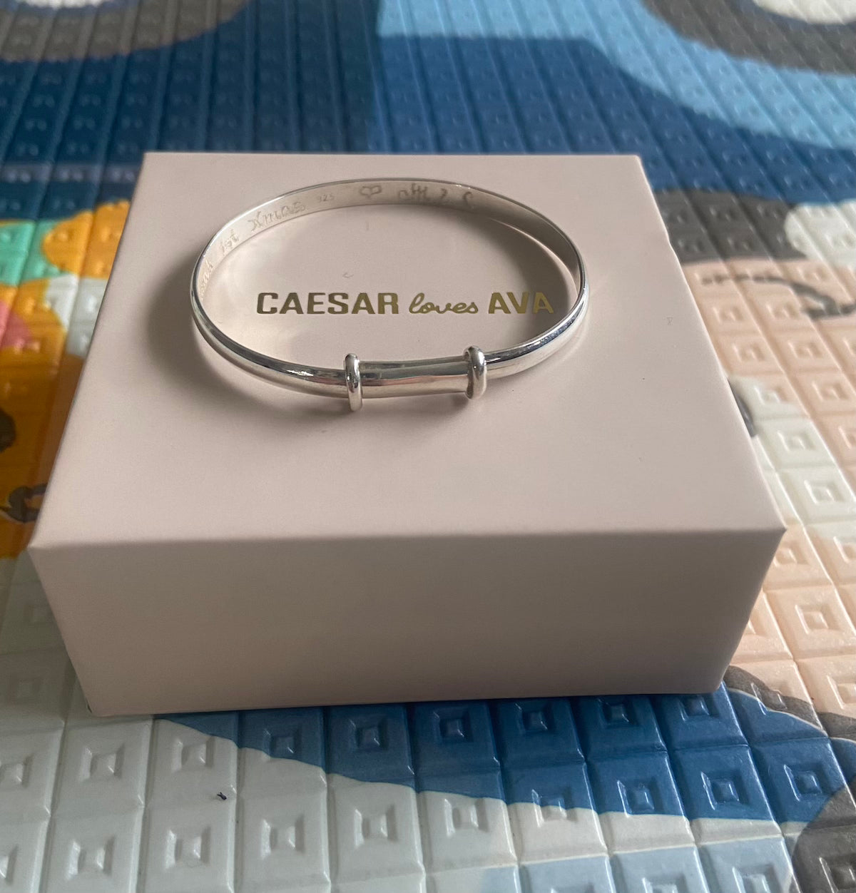 Liana Sterling Silver Expandable Bangle - Caesar Loves Ava