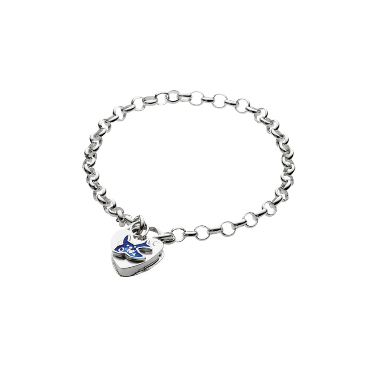 Bianca Sterling Silver Bluebird of Happiness Children's Bracelet - Caesar Loves Ava