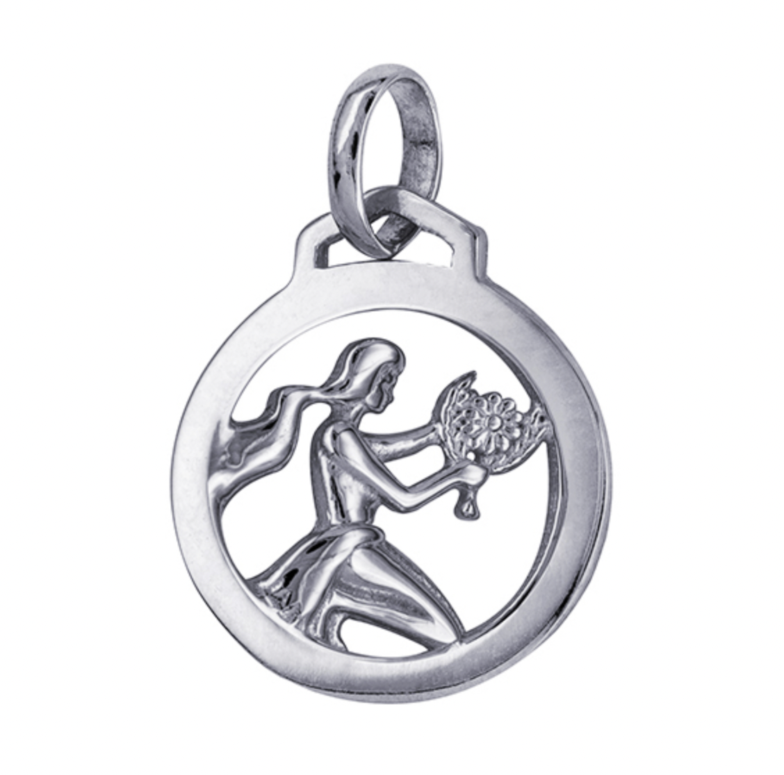 Round Cut Out Zodiac Pendants - Sterling Silver and Solid Gold - Caesar Loves Ava